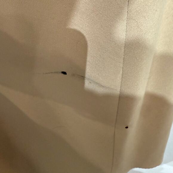 Leslie Fay Tan Vintage Midi Dress Sz 12 - Picture 10 of 14